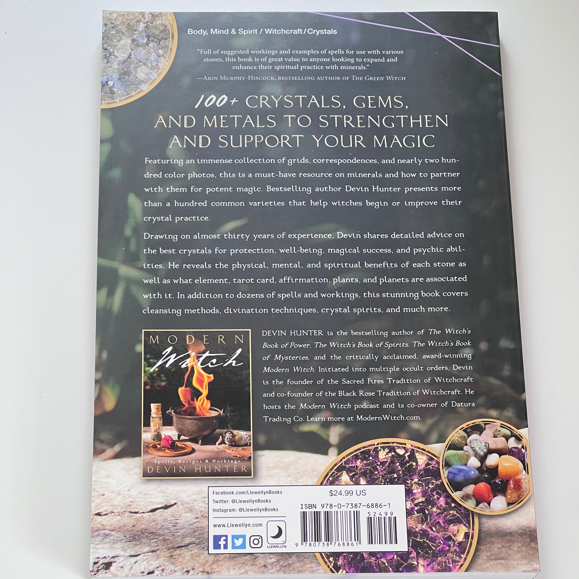 Crystal Magic for the Modern Witch by Devin Hunter