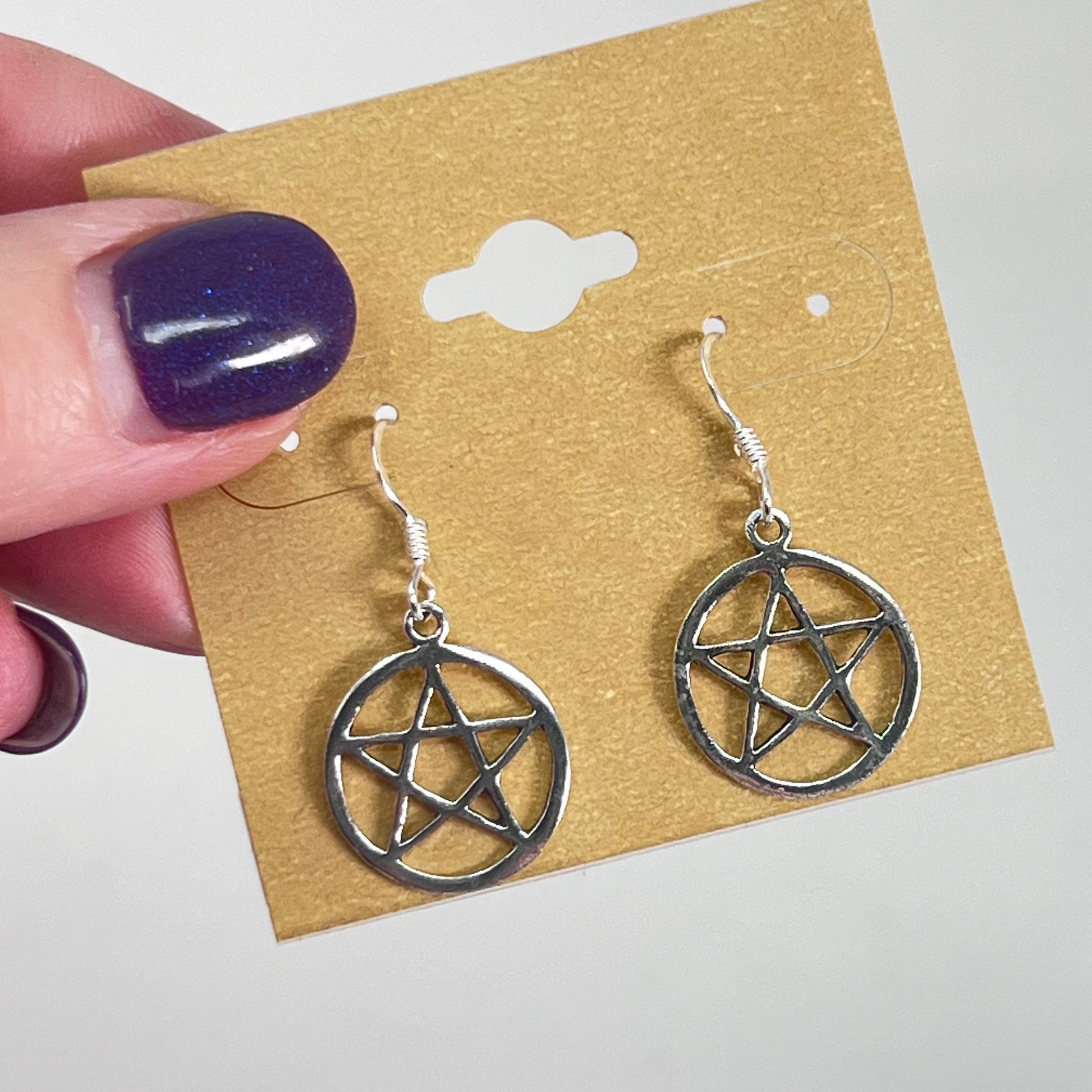 Earrings - Pentacle