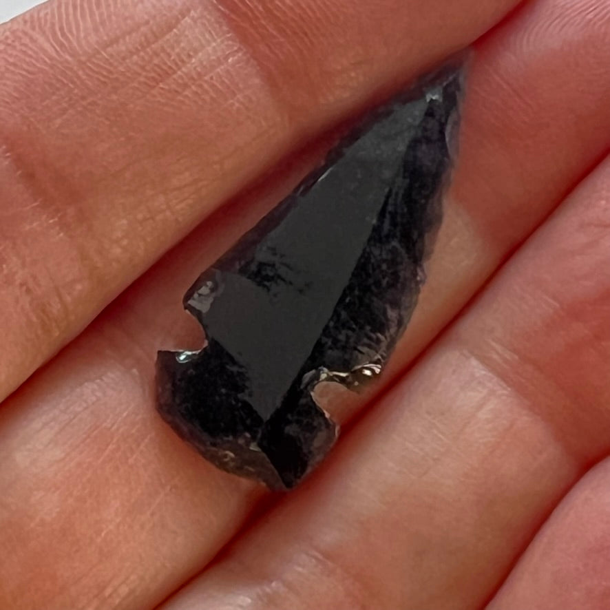 Black Obsidian Arrowhead (small) - $1