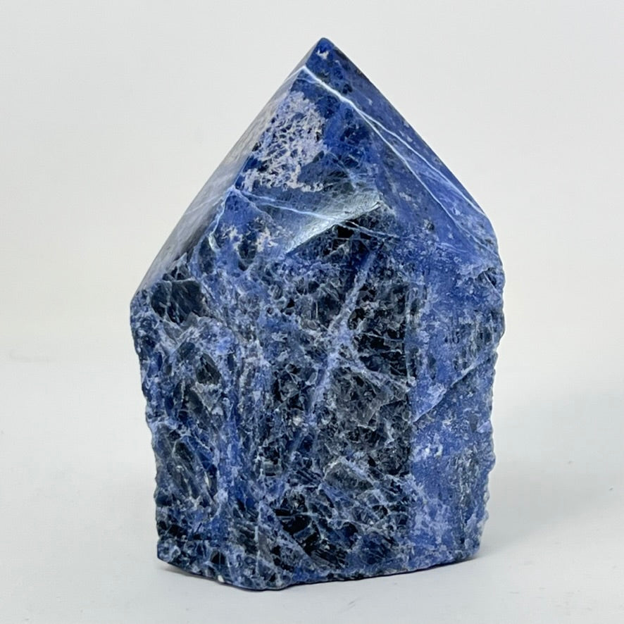 Sodalite Rough Base/Polished Point