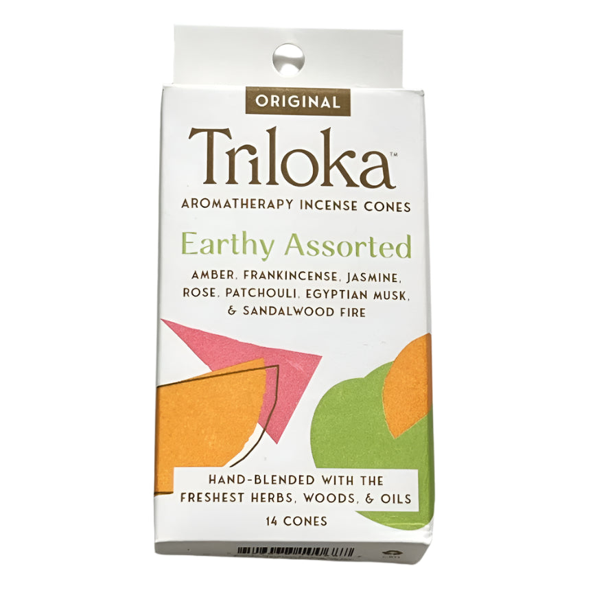 Triloka Incense Cones - Earthy Assorted (2 options)