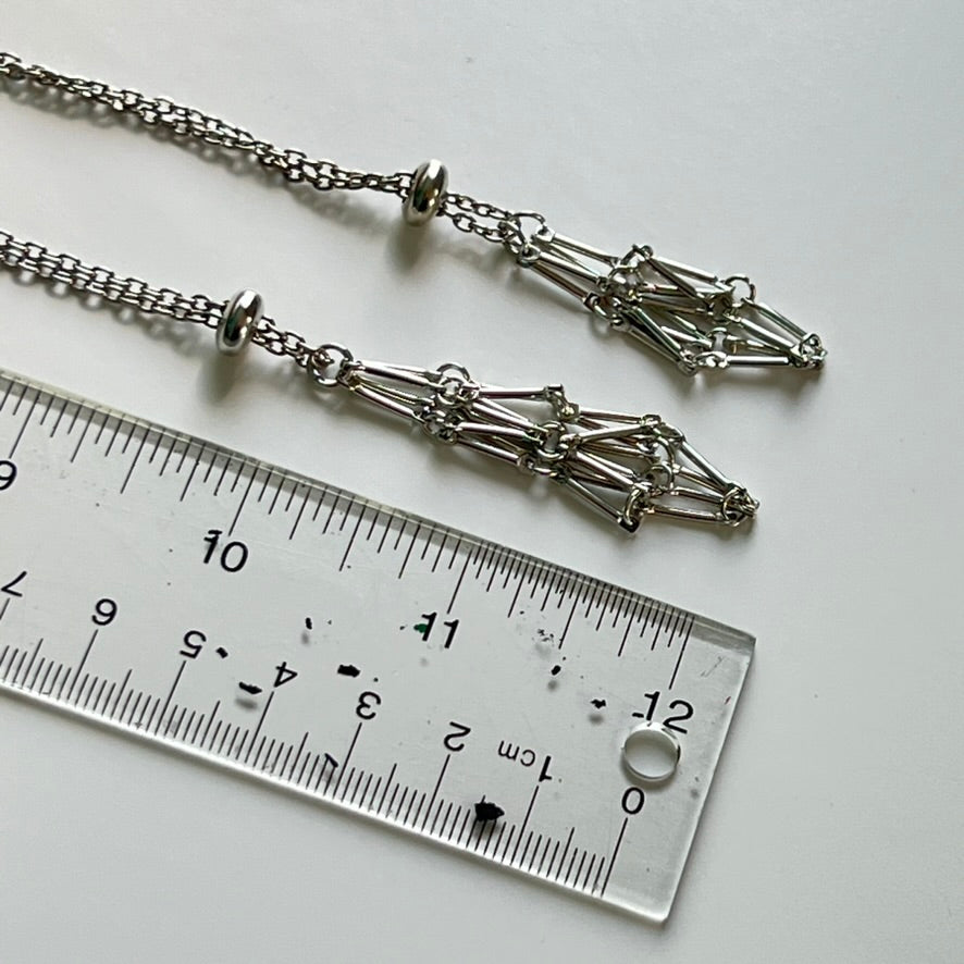 Stainless Steel Jewelry Cage Necklace (2 sizes)