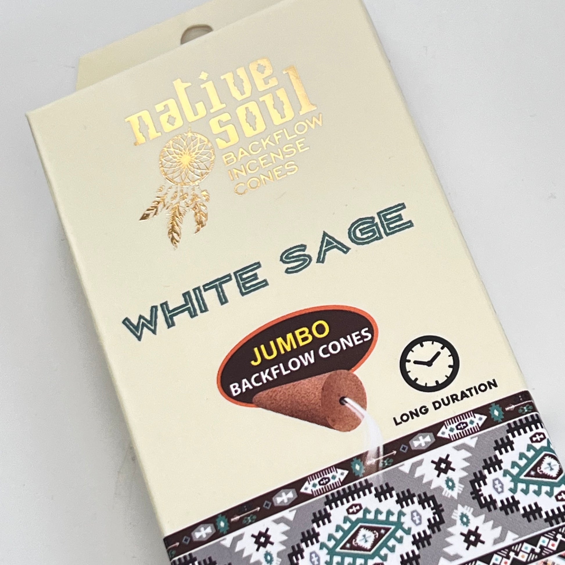 Backflow Cone Incense - White Sage