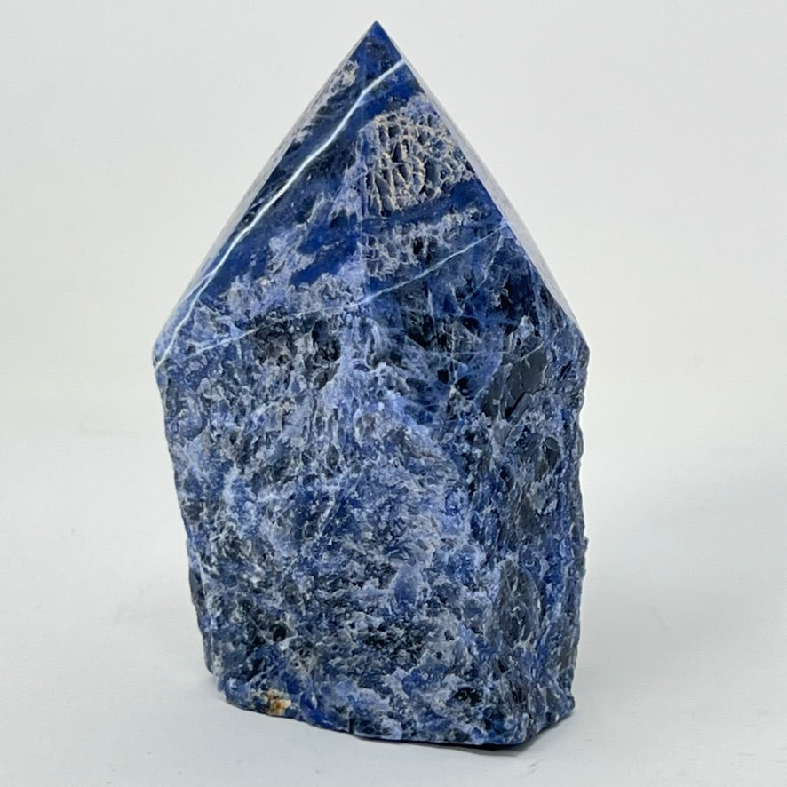 Sodalite Rough Base/Polished Point