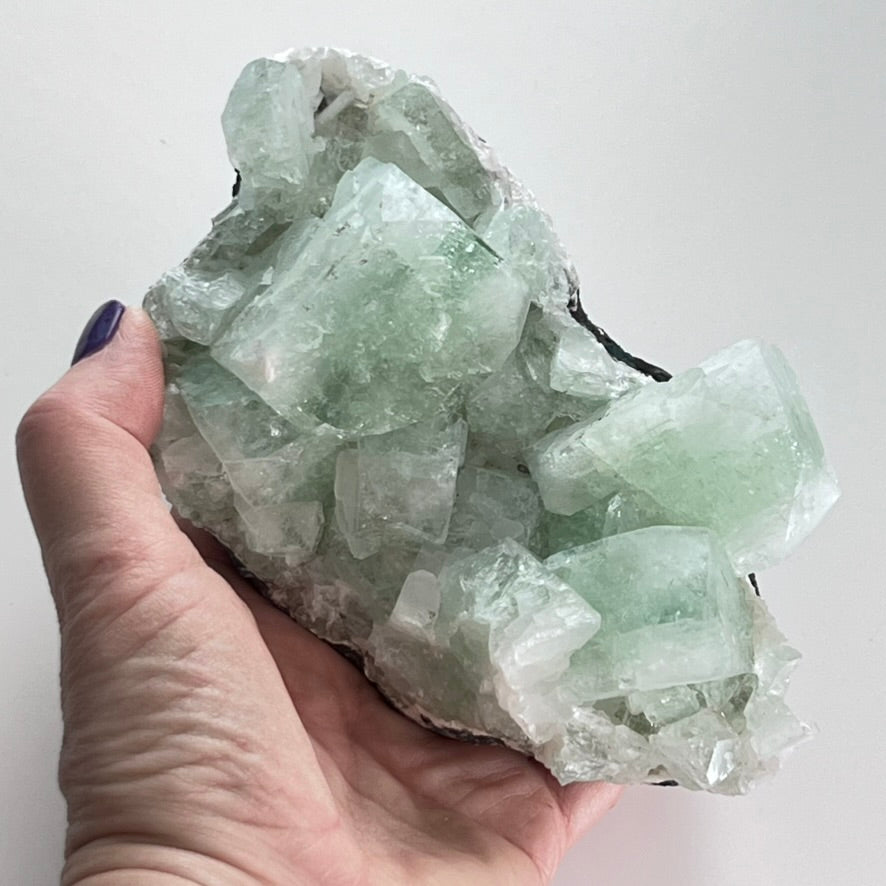 Green Apophyllite Cluster