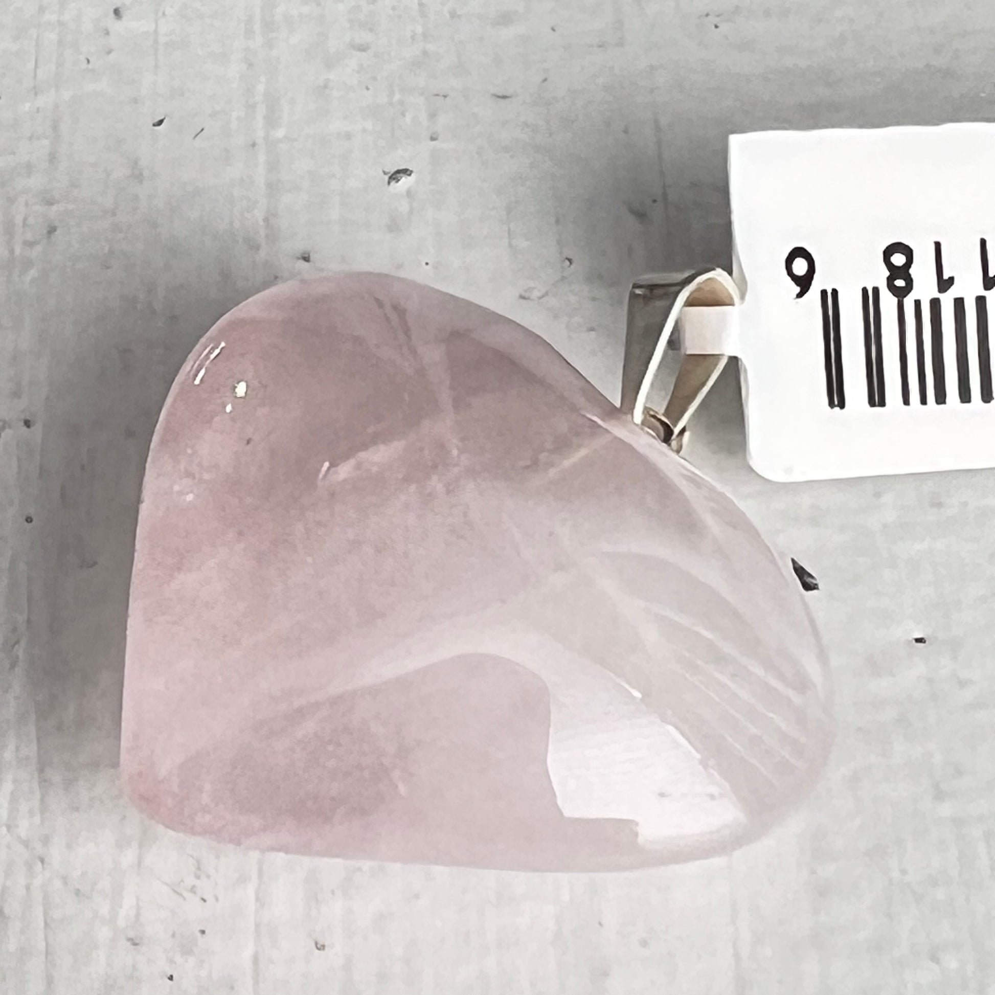Rose Quartz Heart Pendant