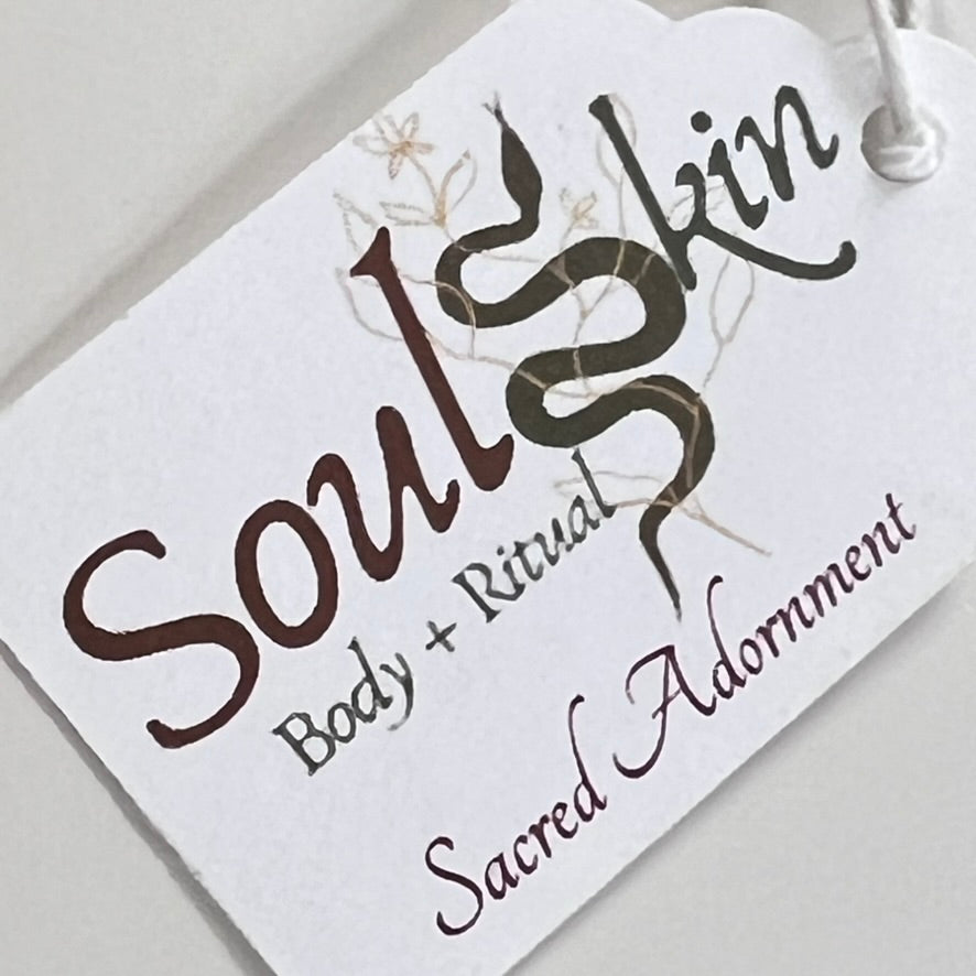 Pendant by SoulSkin - Ruby Zoisite & Tourmaline