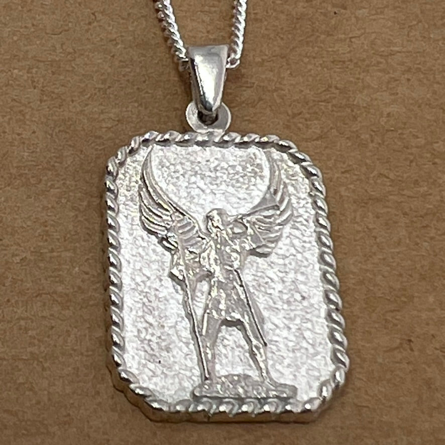 Quartz & Canary Archangel Gabriel Necklace