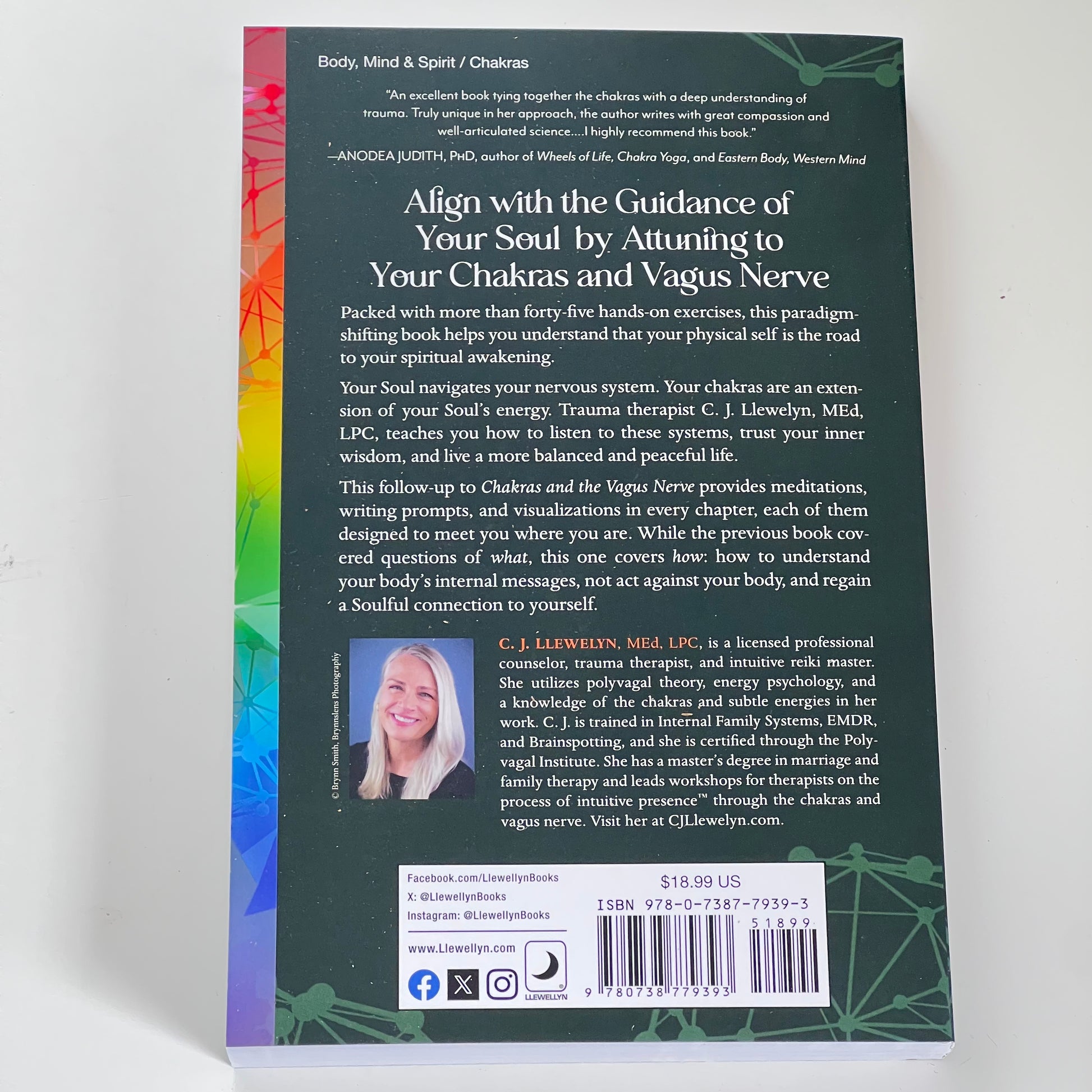 Chakras the Vagus Nerve & your Soul by C J Llewelyn