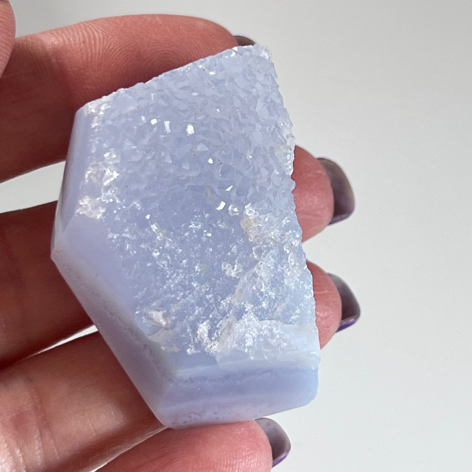 Blue Lace Agate with Druzy (7 Unique Options)