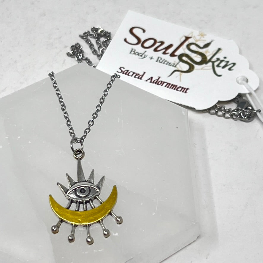 Cosmic Eye Neckace by SoulSkin