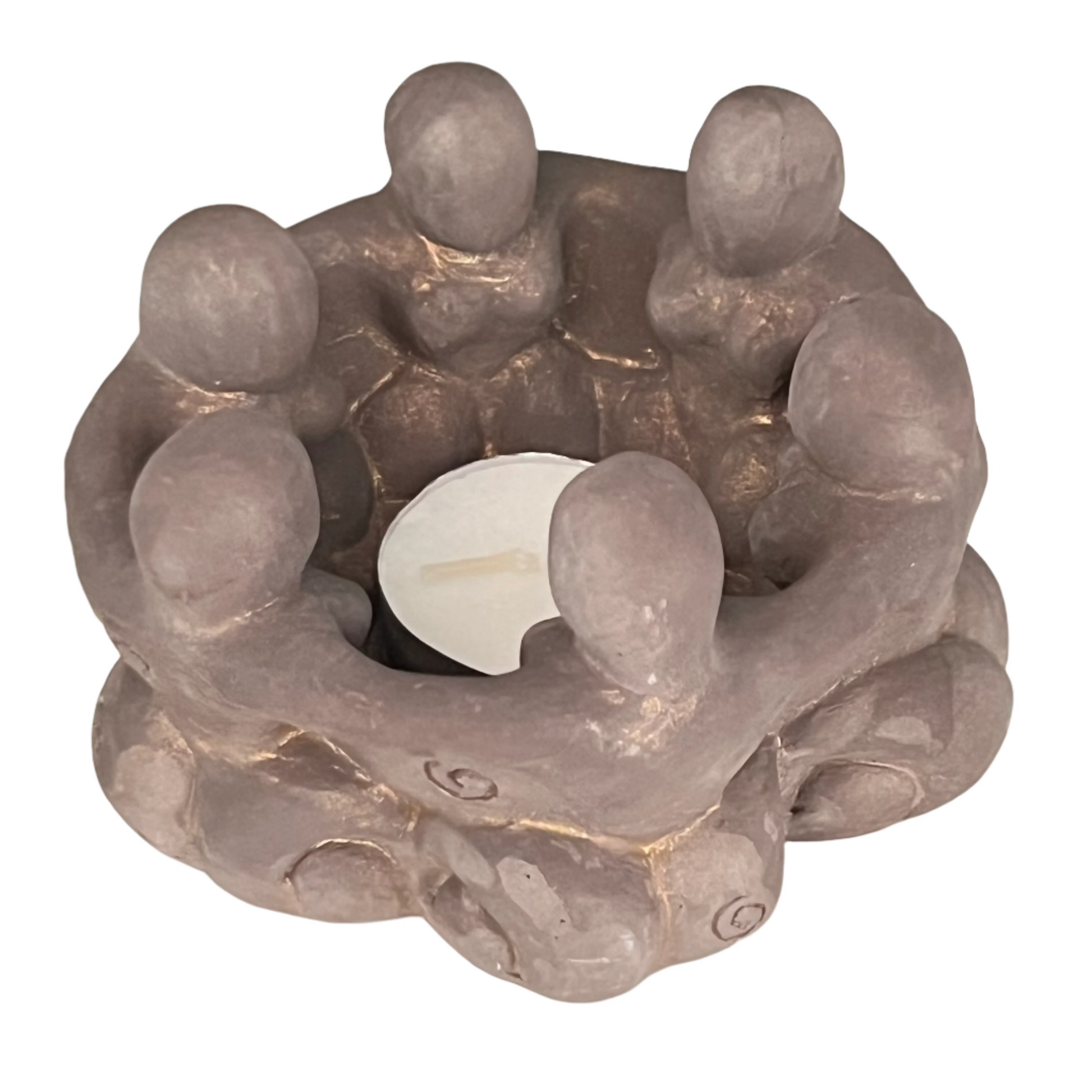 Candle Holder - Goddess Circle (Sandstone)