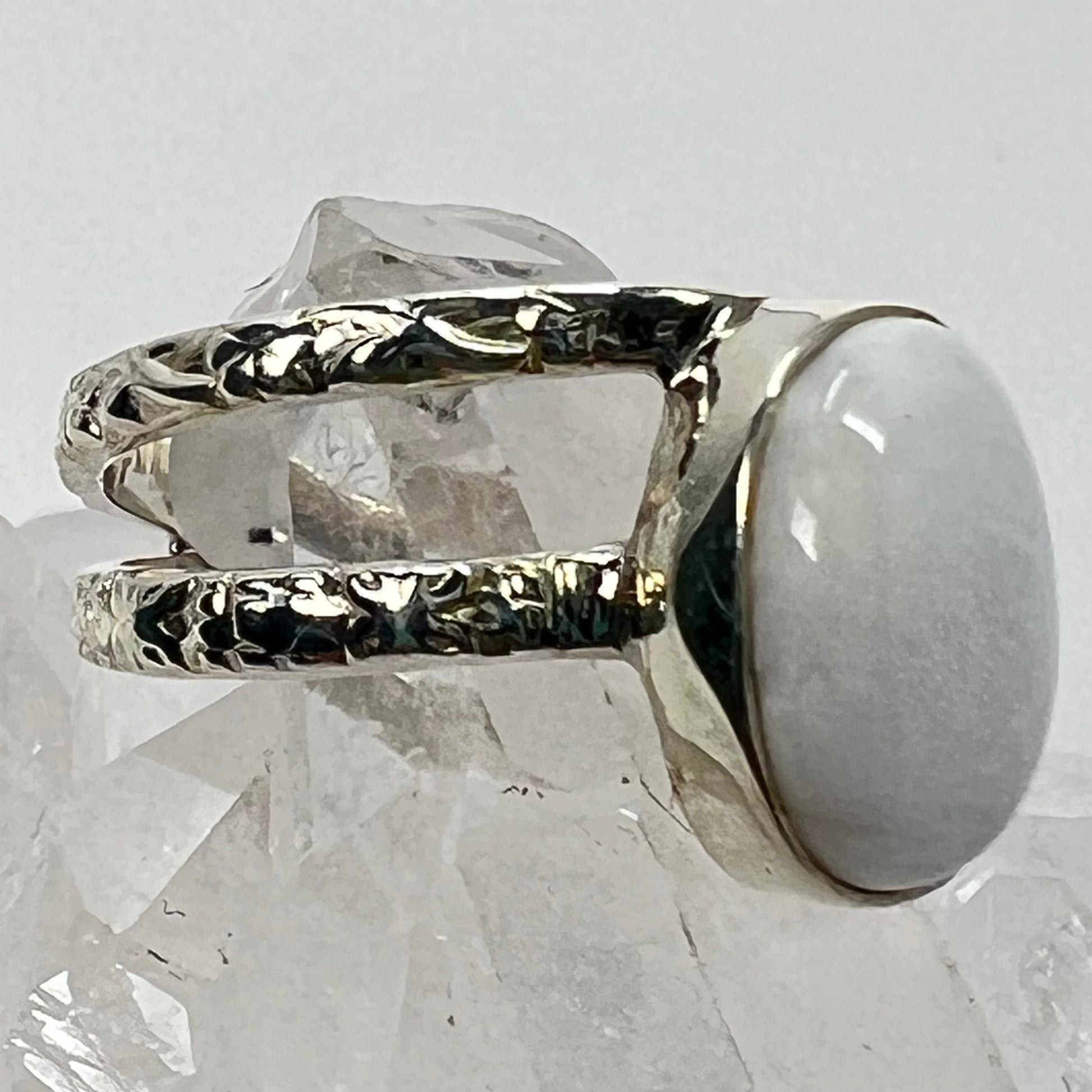 Ring - Scolecite - Size 8