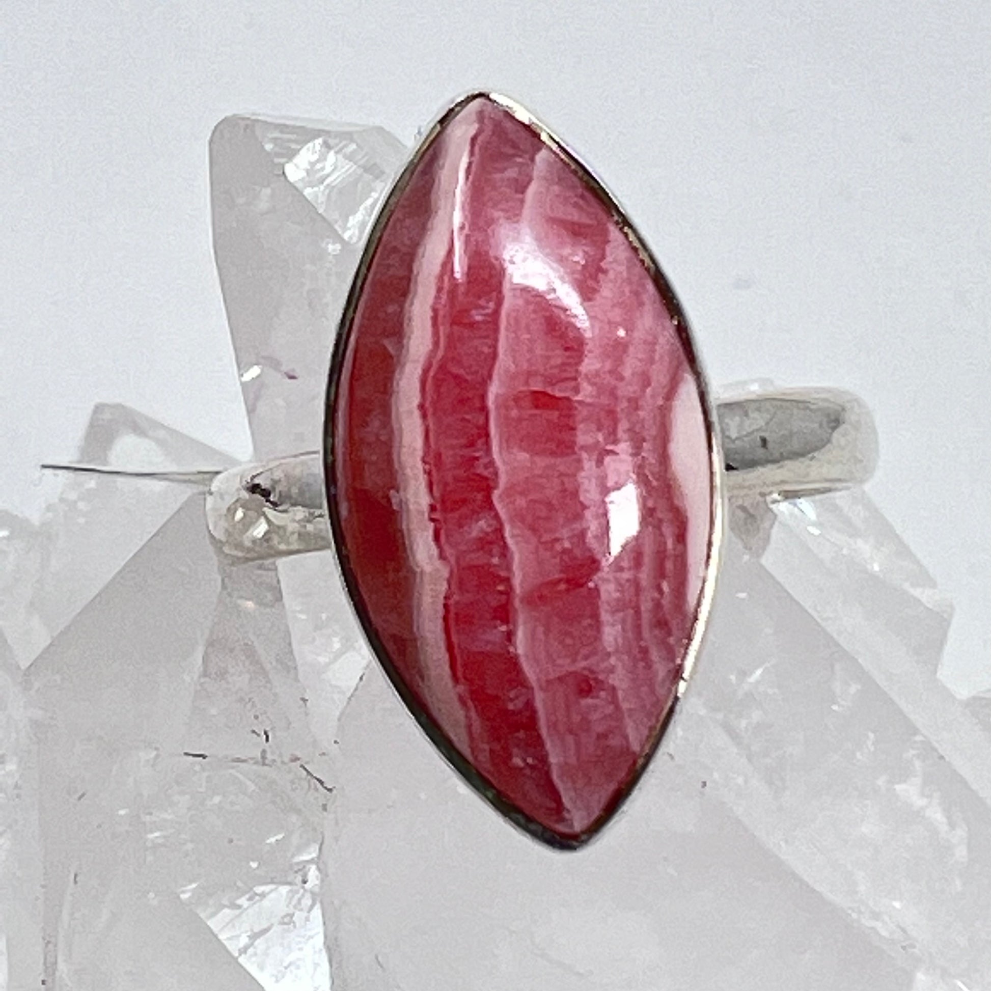 Ring - Rhodocrosite - Size 8