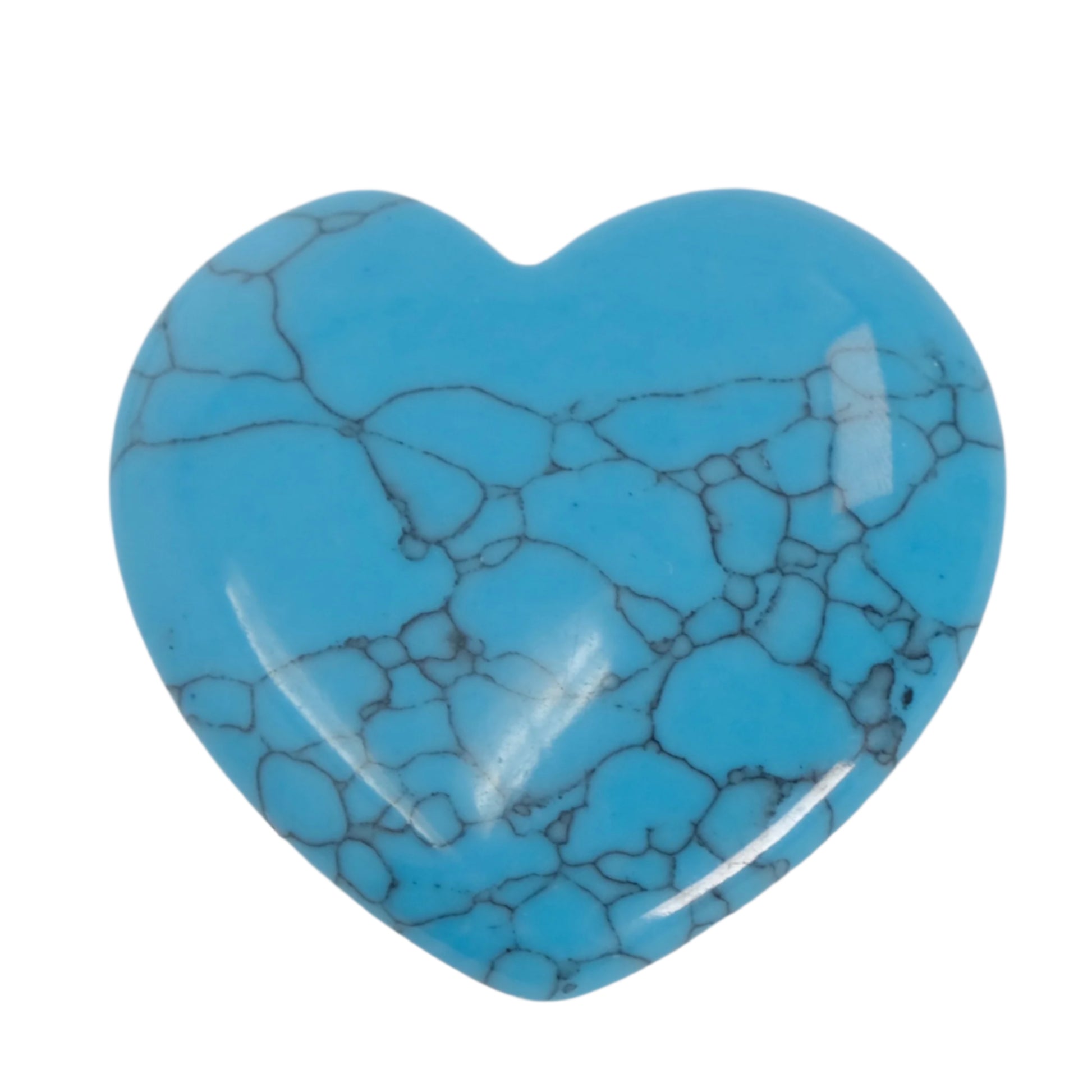 Turquoise Howlite Mini Heart