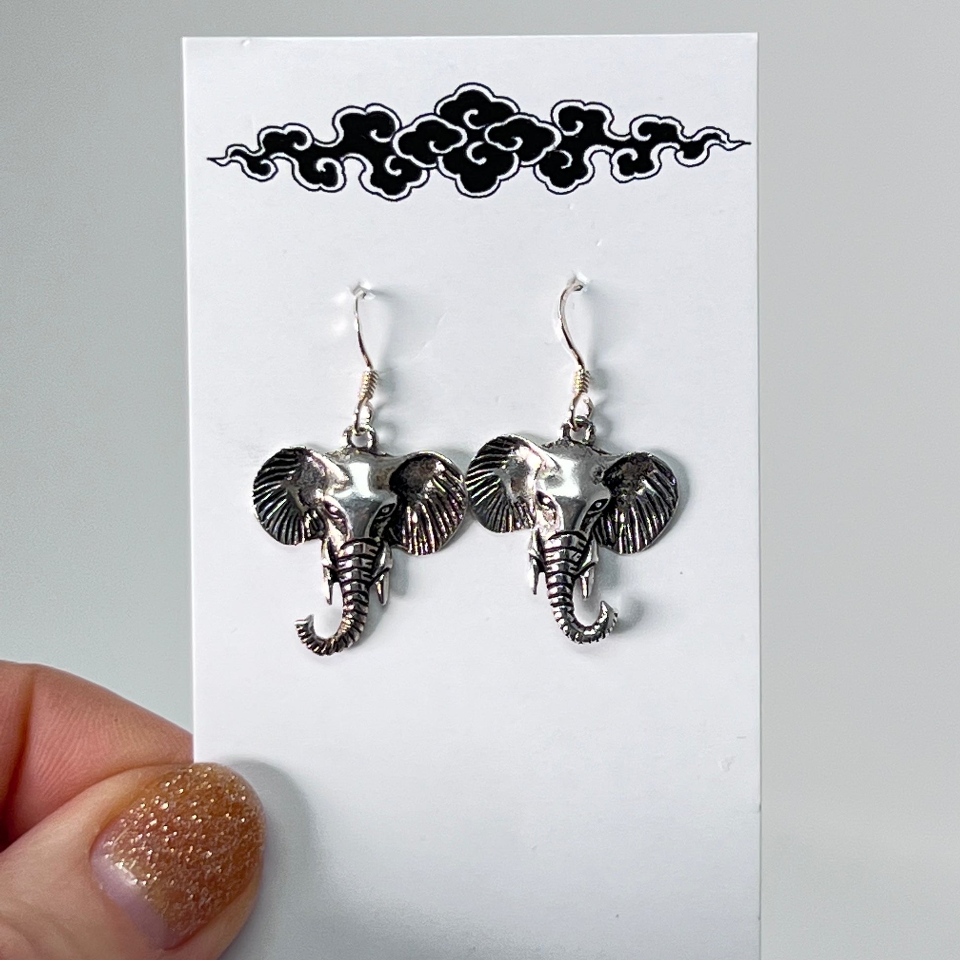 Earrings - Elephant