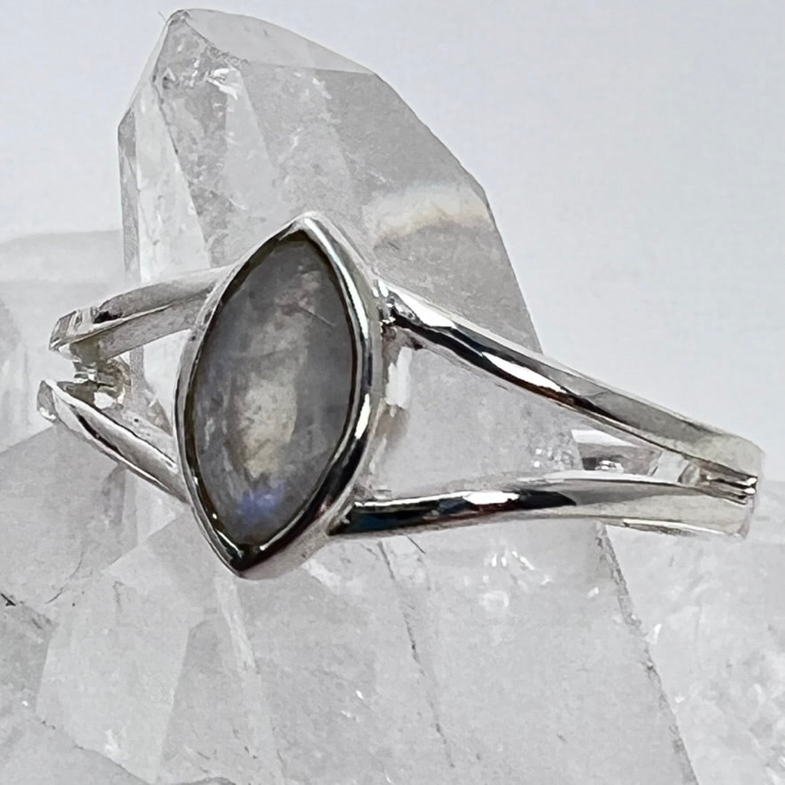 Ring - Rainbow Moonstone - Size 7