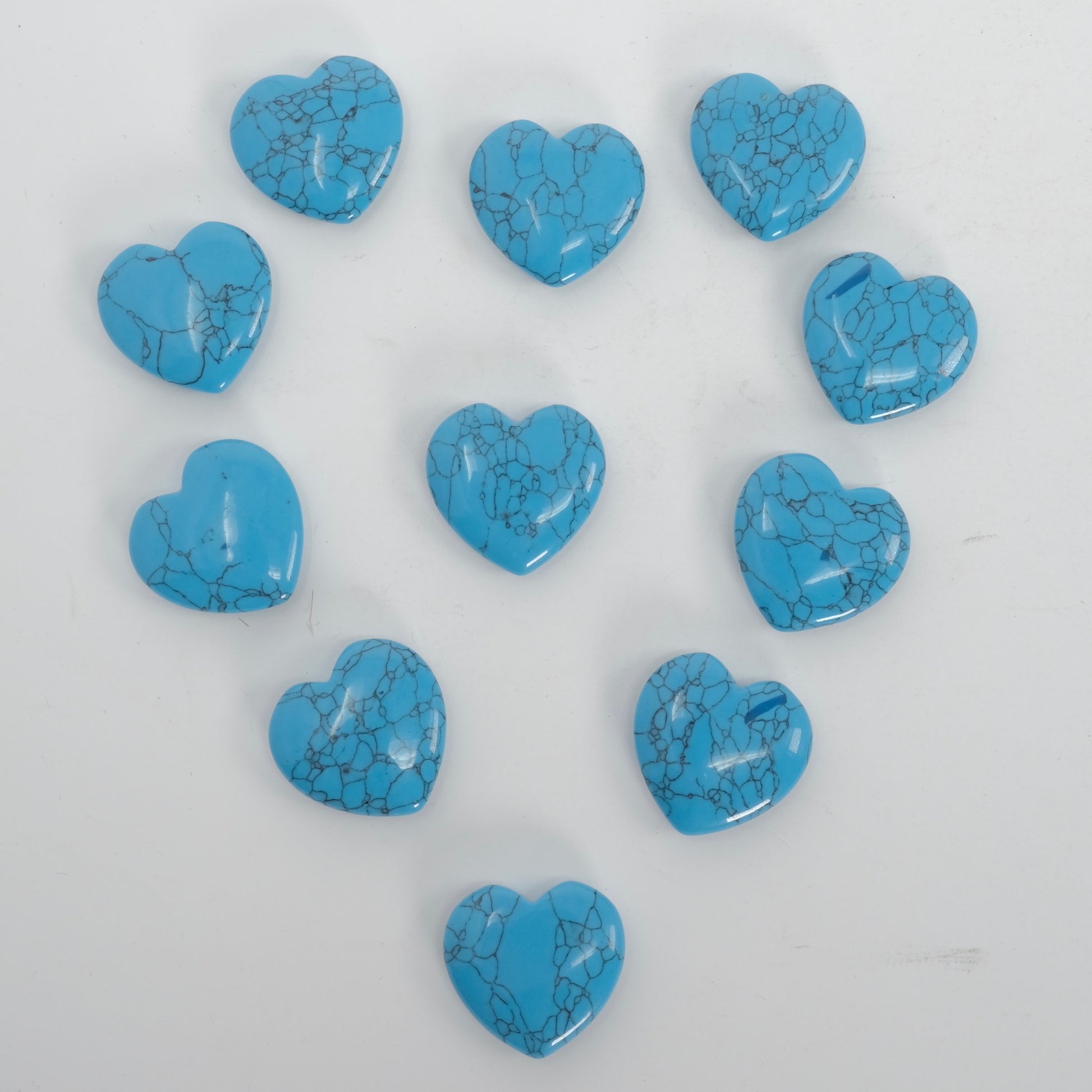 Turquoise Howlite Mini Heart