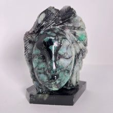 Load image into Gallery viewer, Emerald Head Carving
