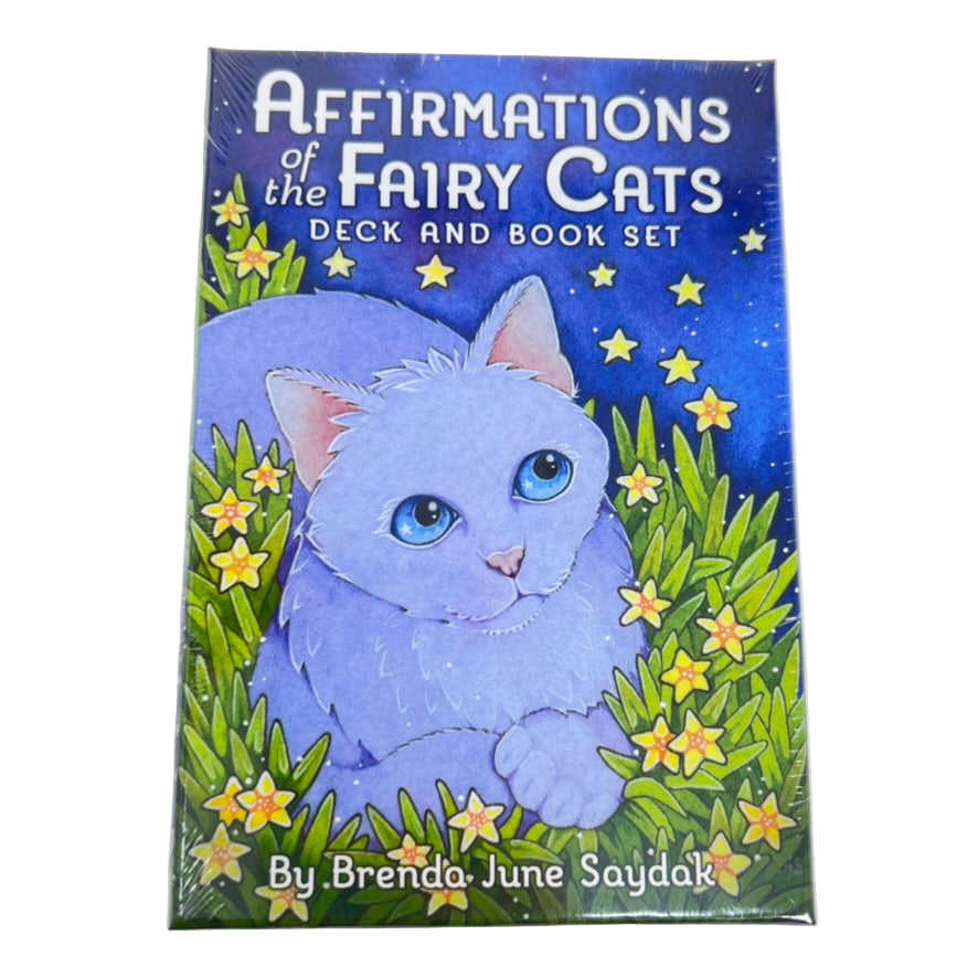 Affirmations of the Fairy Cats Deck & Book Set