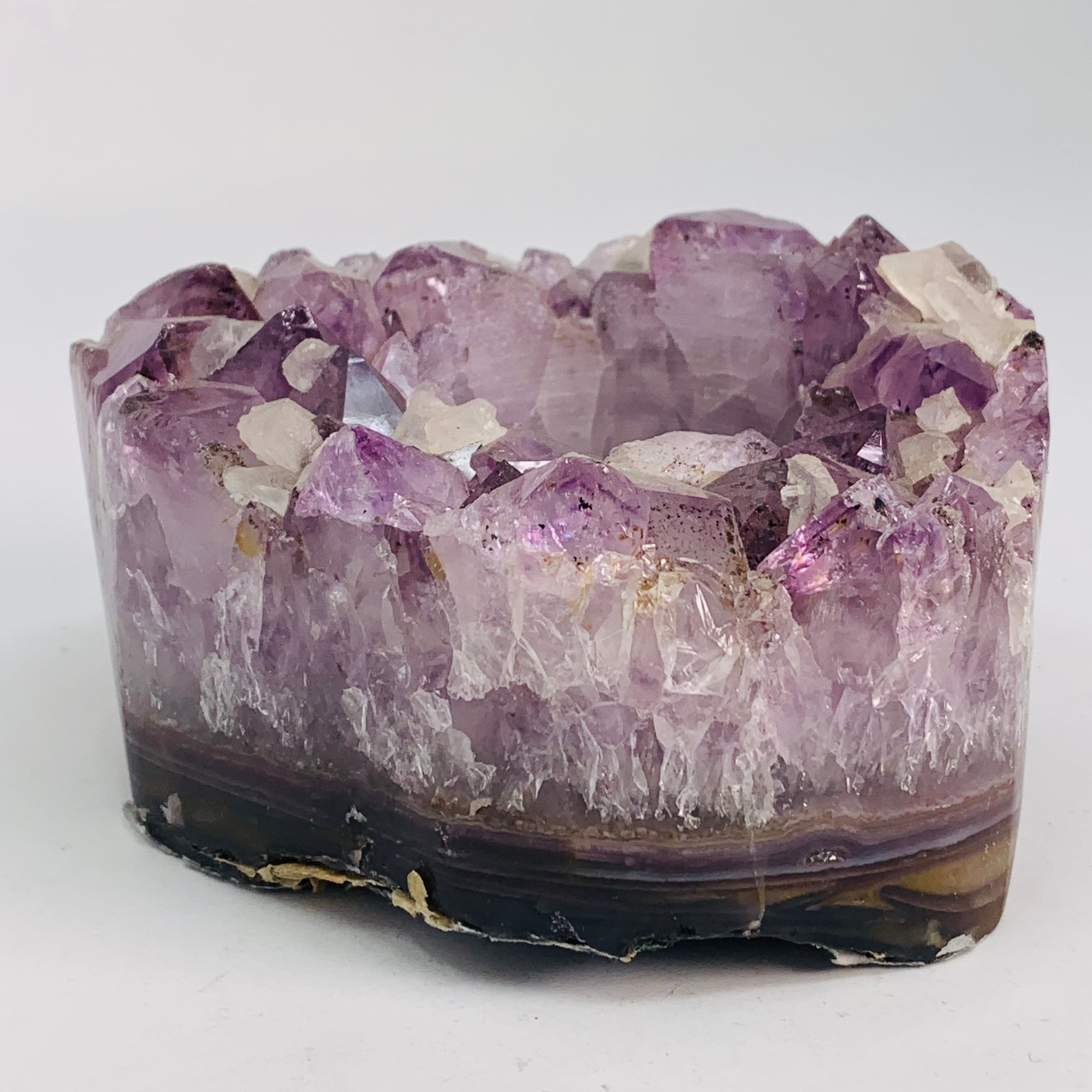 Amethyst Cluster Tealight Holder