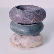 Load image into Gallery viewer, 3 Stone Stacked Tea light Holder
