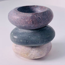 Load image into Gallery viewer, 3 Stone Stacked Tea light Holder
