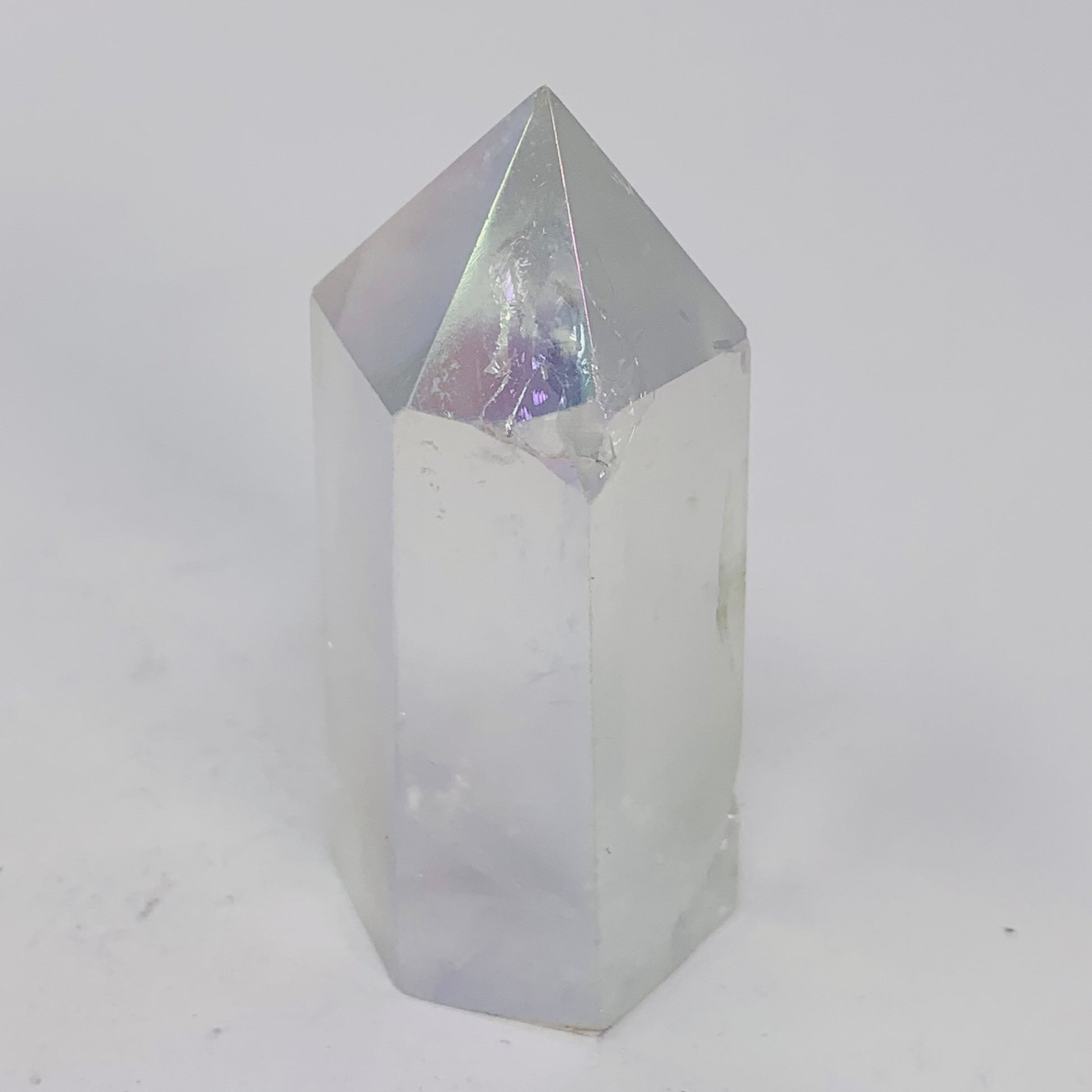 Angel Aura Clear Quartz - Standing Point (small)