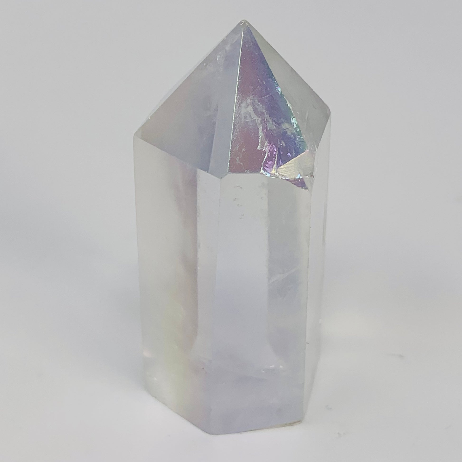 Angel Aura Clear Quartz - Standing Point (small)