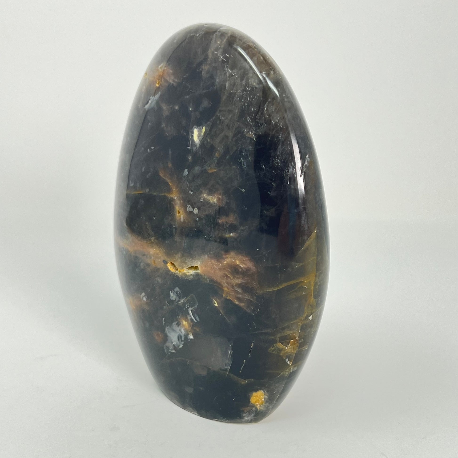 Black Moonstone - Free Form Polished Stand Up