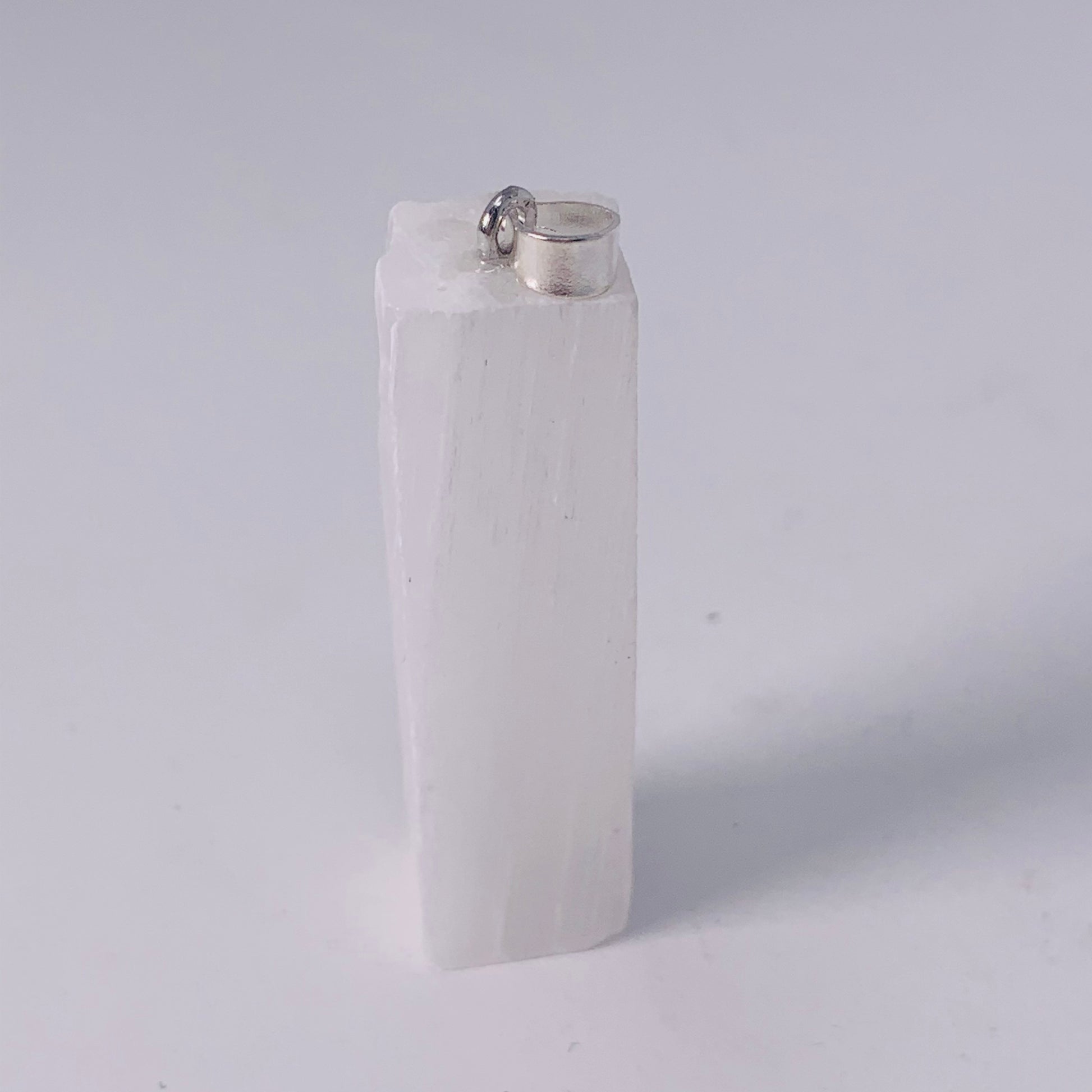 Selenite Slice Pendant