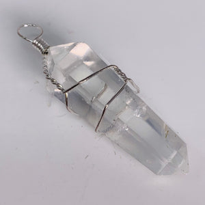 Wire Wrapped Crystal Pendant (18 Options)