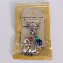 Load image into Gallery viewer, Tree of Life Chakra Pendant

