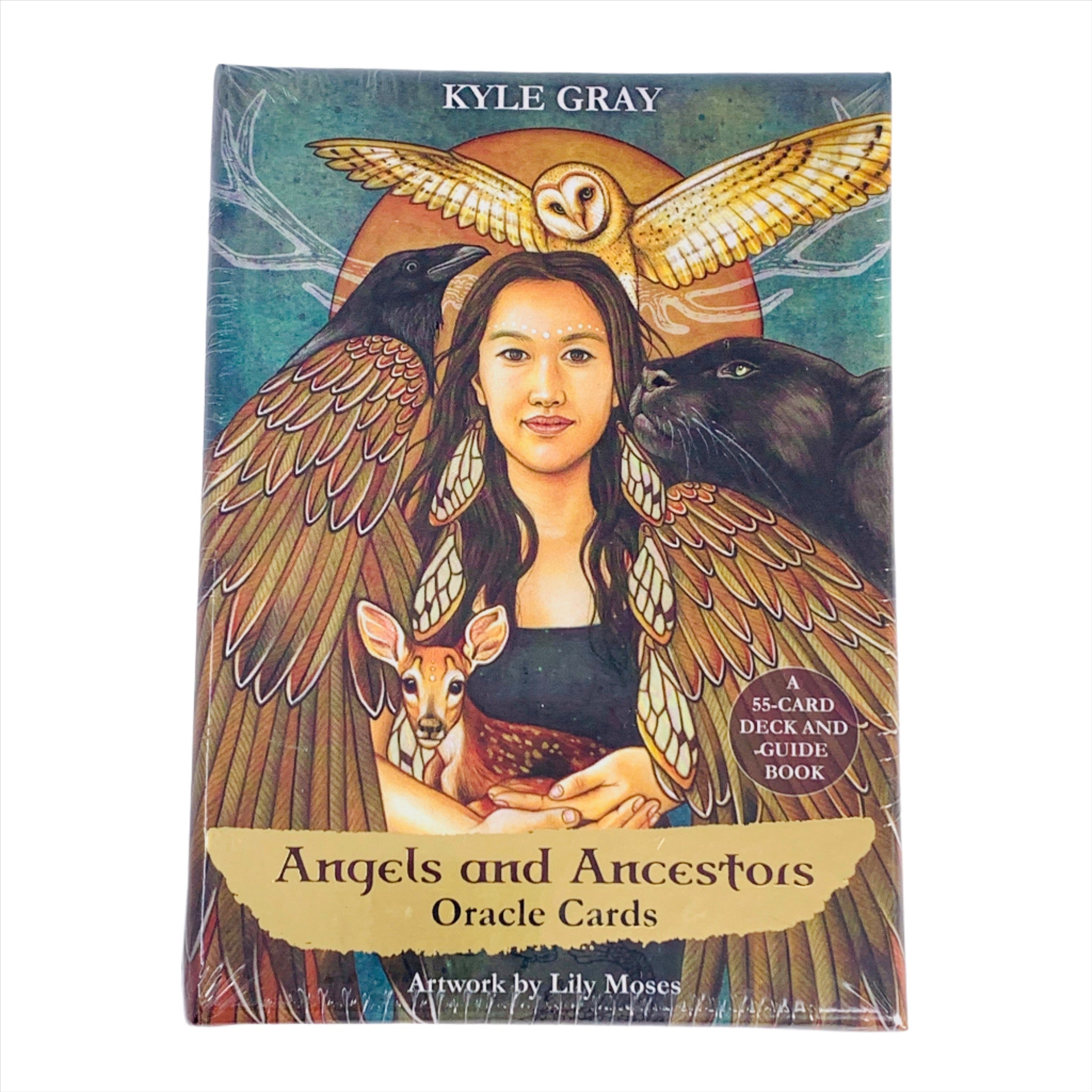 Angels and Ancestors Oracle Cards (Kyle Gray) – Green Spirit Rising