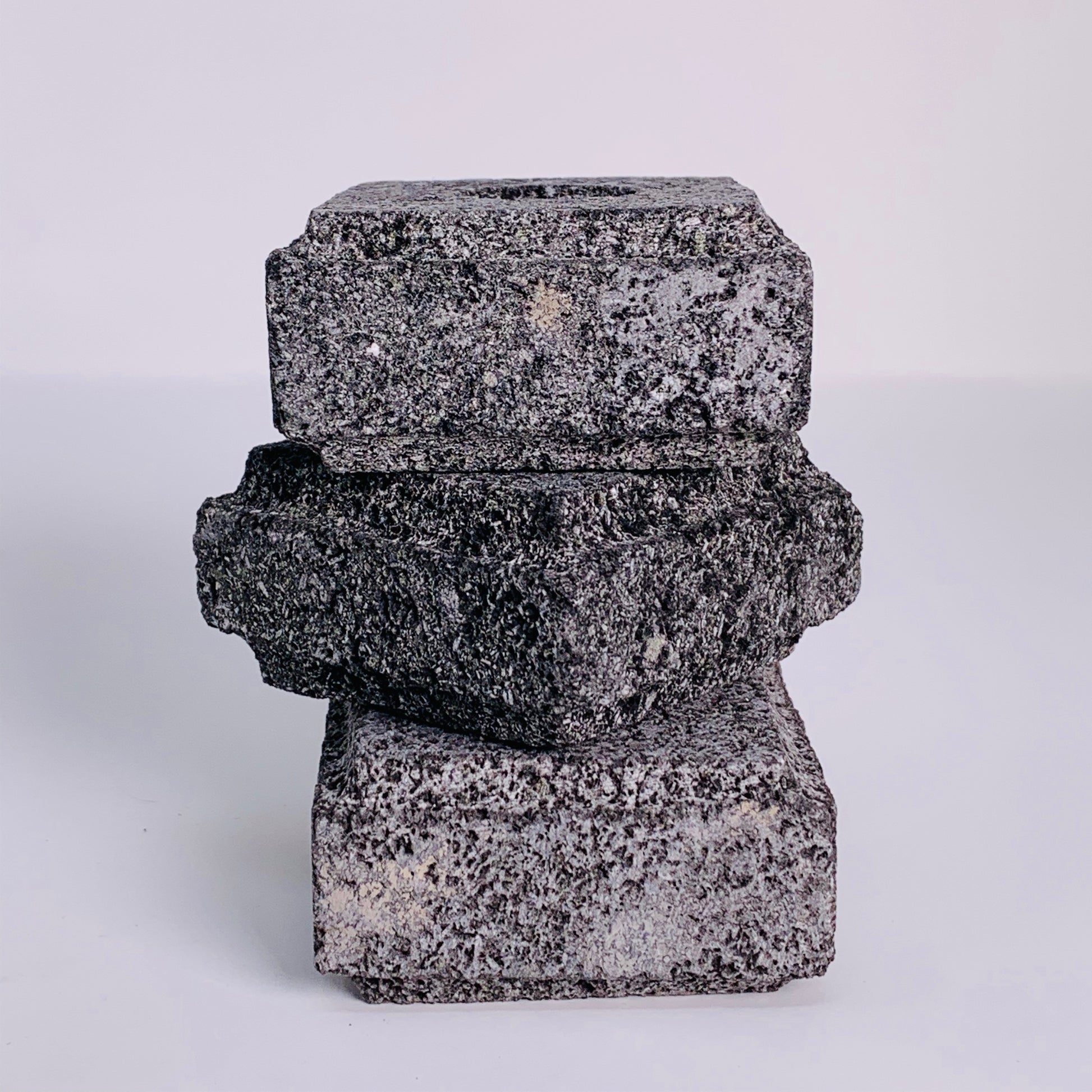 Lava Stone TAPER Candle Holder