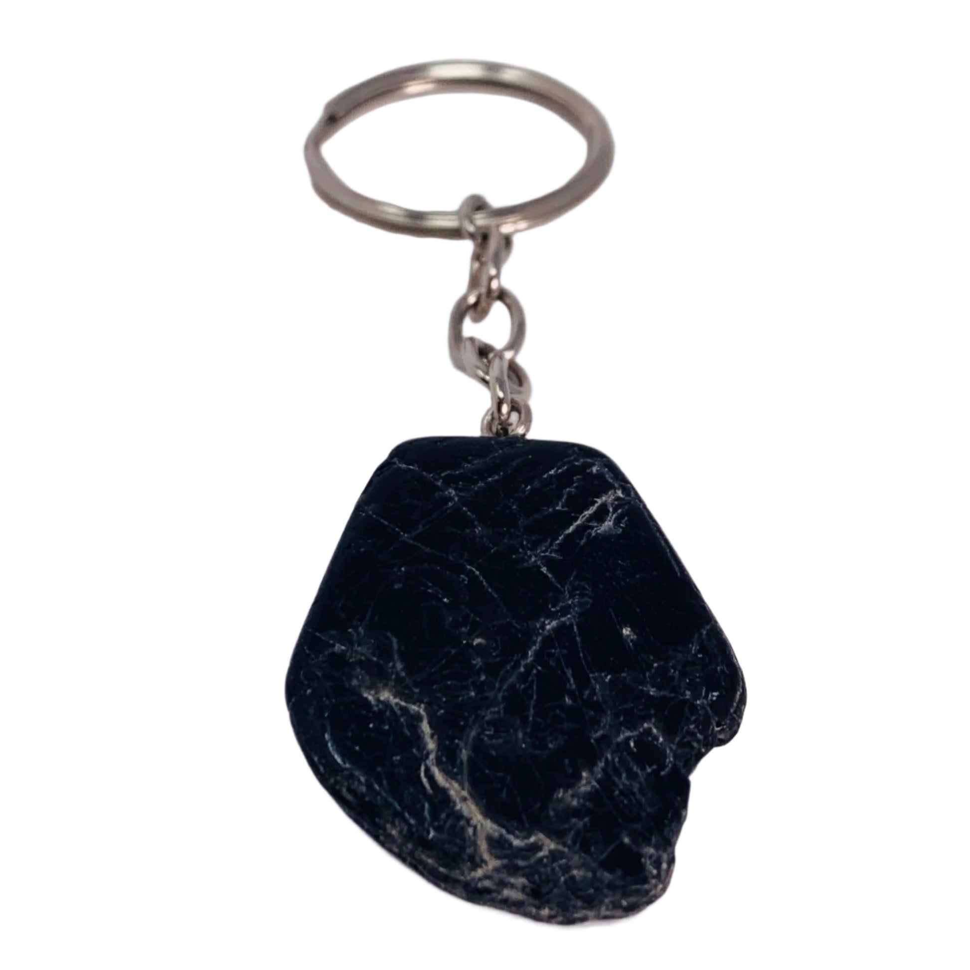 Black Tourmaline (with iron) Keychain