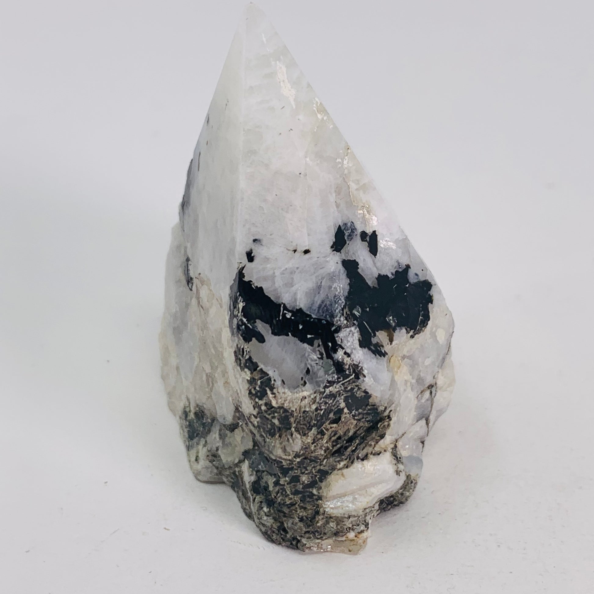 Rainbow Moonstone Rough Base/Polished Point - $90