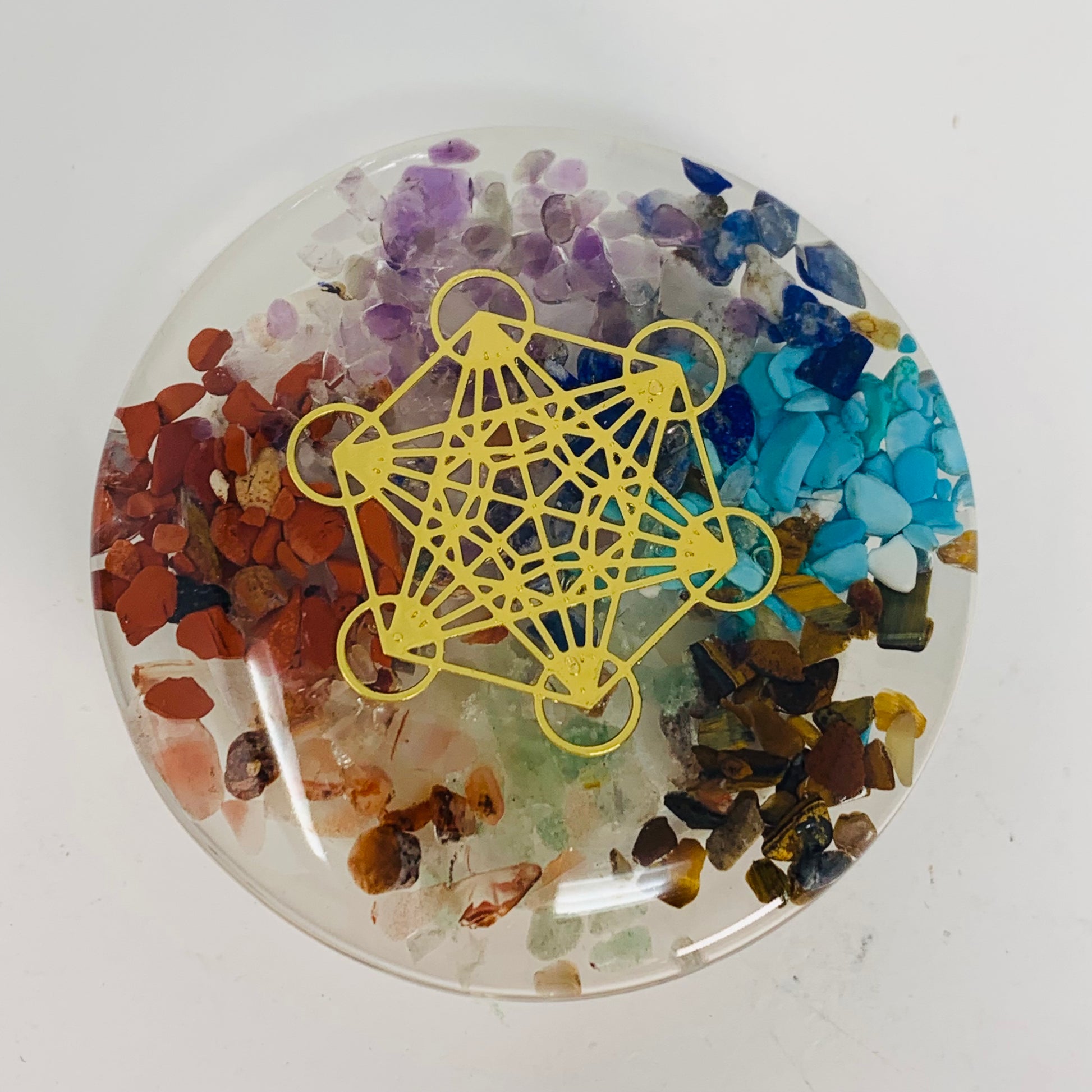 Cell Phone Holder - Metatron's Cube Orgone/Chakra
