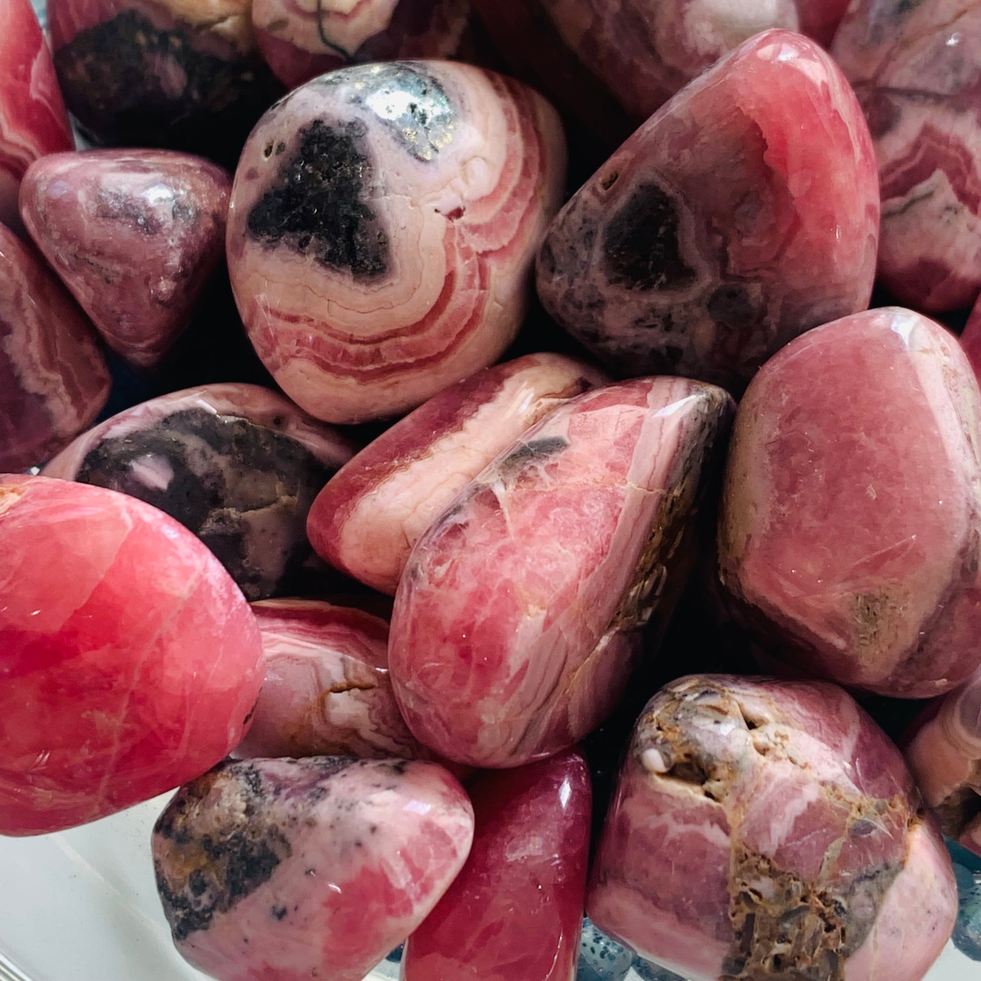 Rhodocrosite - Tumbled (High Grade) $9