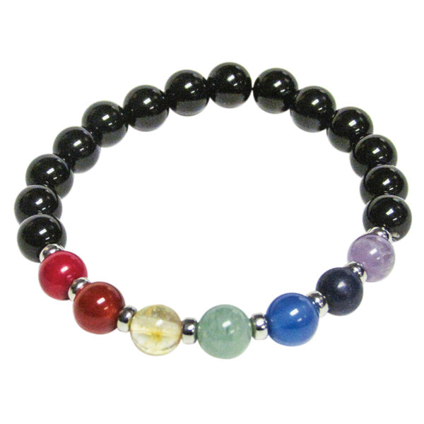 Black Onyx Chakra Bracelet