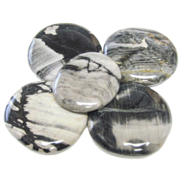 Silver Leaf Jasper Earth Stone