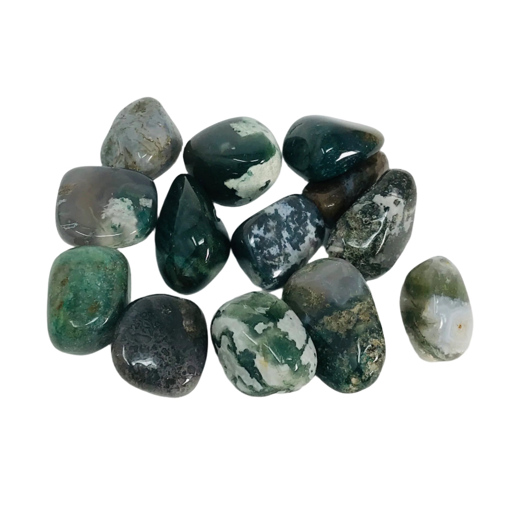 Moss Agate - Tumbled (Medium $2)