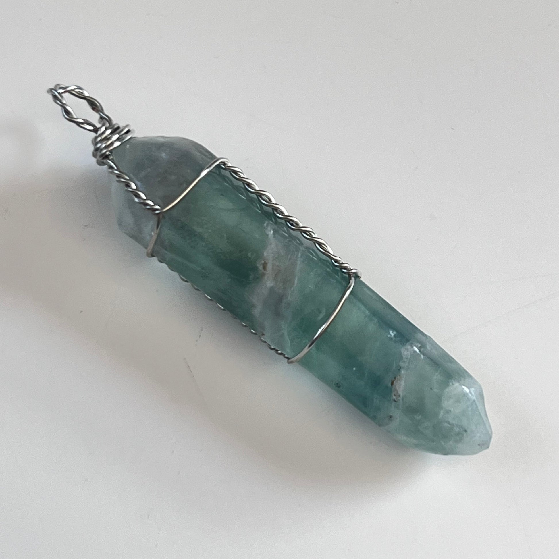 Wire Wrapped Crystal Pendant (18 Options)