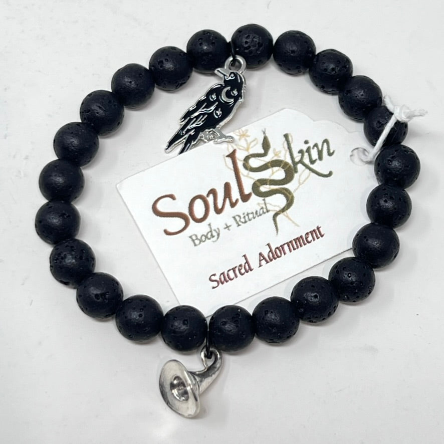 Bracelet by SoulSkin - Witch Charm