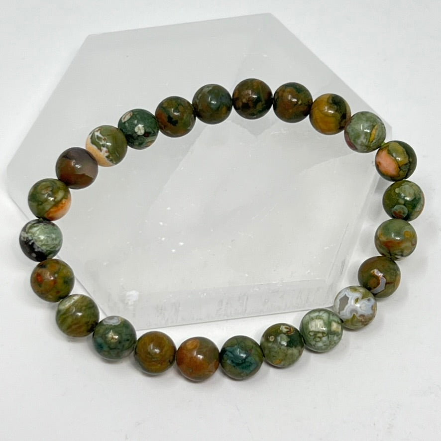 Bracelet - Rainforest Jasper 8mm