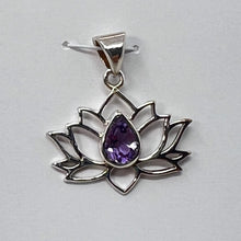 Load image into Gallery viewer, Lotus crystal Pendant (Various)
