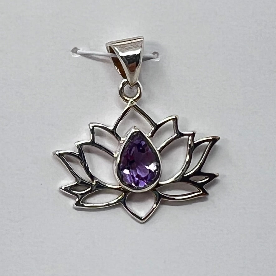 Lotus crystal Pendant (Various)