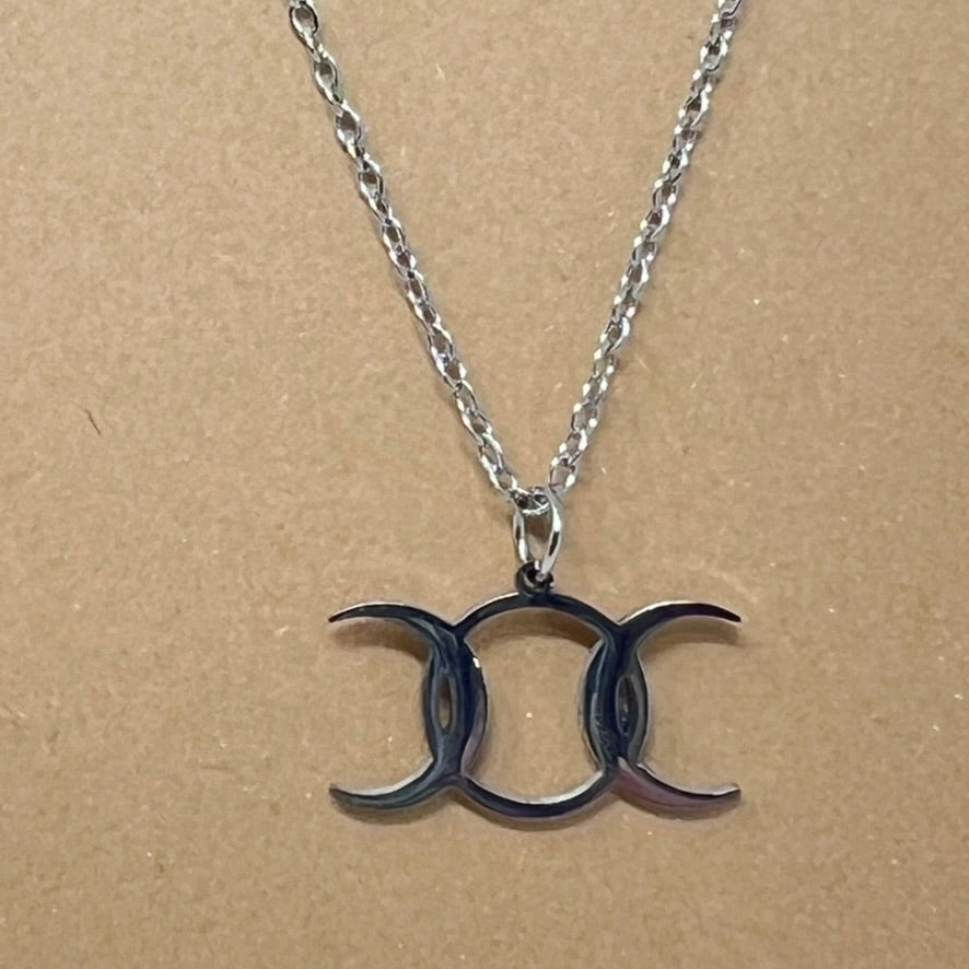 Triple Goddess Pendant (Stainless Steel)