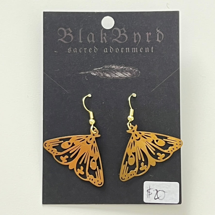Earrings by BlakByrd - Moth