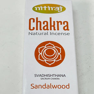 Nitiraj CHAKRA Incense (7 varieties)